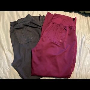 Scrub pants set size large